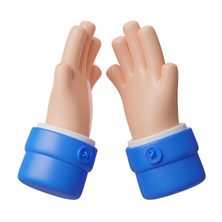 Praying Hand Gesture  3D Icon