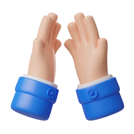 Praying Hand Gesture  3D Icon