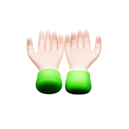 Praying Hands  3D Icon