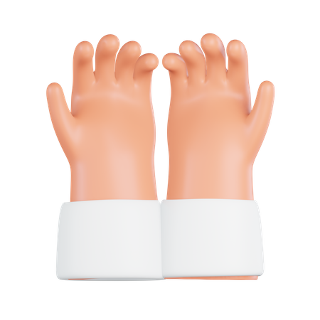 Praying Hands 3D Icon