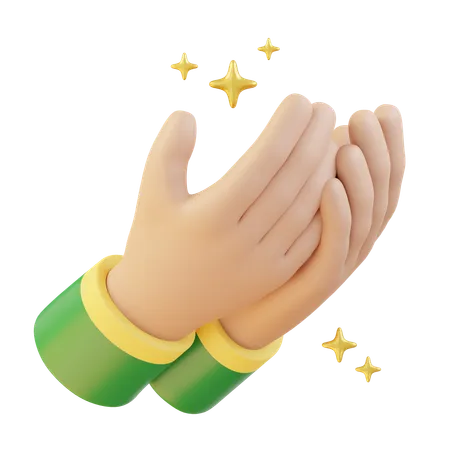 Praying Hands  3D Icon