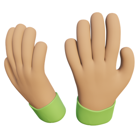 Praying Hands  3D Icon