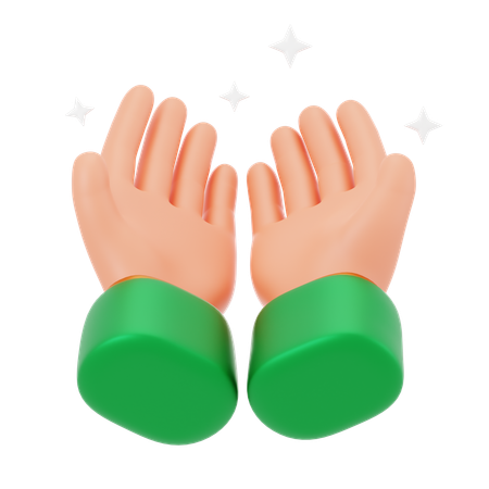 Praying Hands  3D Icon