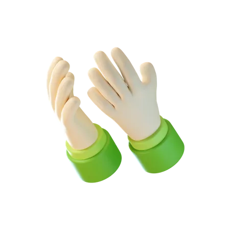 Praying Hands  3D Icon