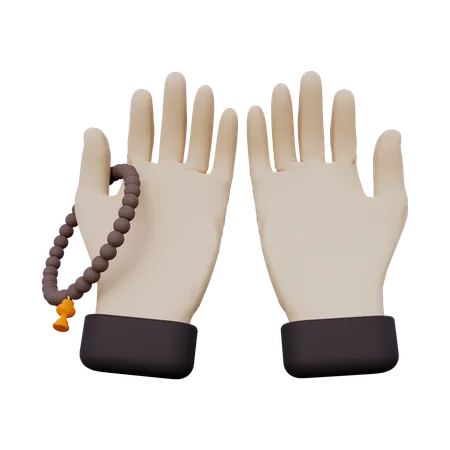 Praying Hands  3D Icon