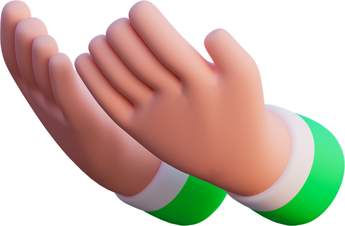 Praying Hands  3D Icon