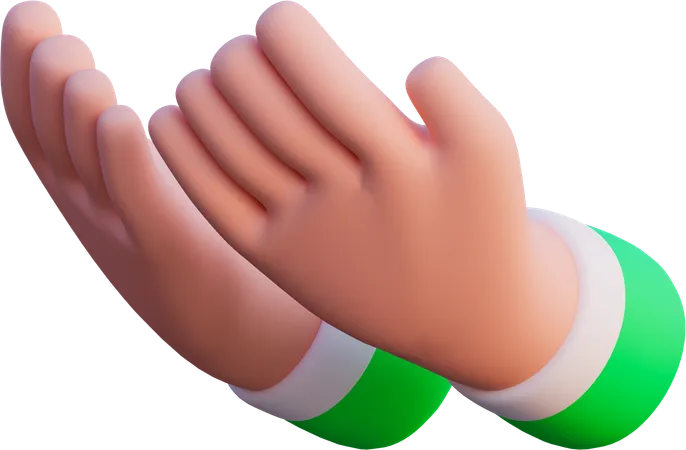 Praying Hands  3D Icon