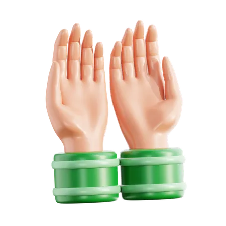 Praying Hands  3D Icon