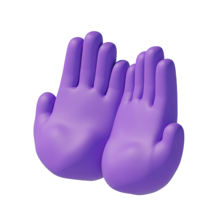 Praying Hands  3D Icon