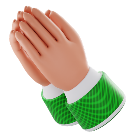 Praying Hands  3D Icon