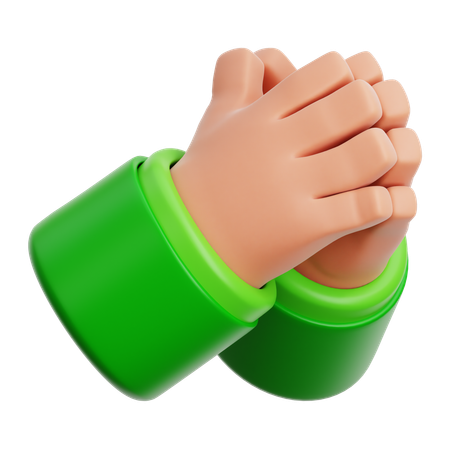 Praying hands  3D Icon