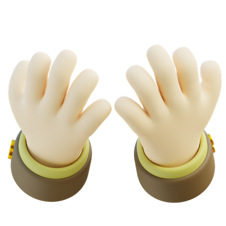 Praying Hands  3D Icon