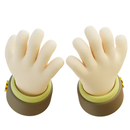 Praying Hands  3D Icon