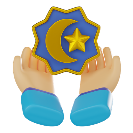 Praying Hands  3D Icon