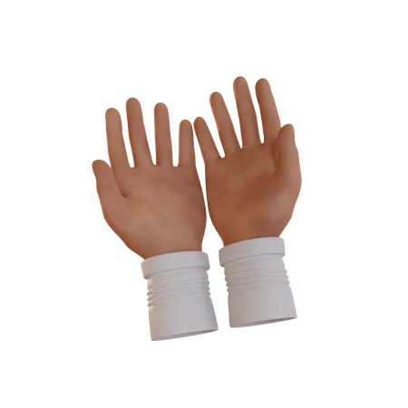 Praying Hands  3D Illustration