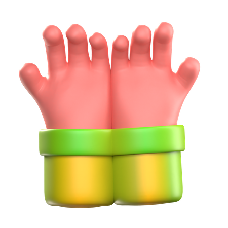 Praying Hands 3D Icon