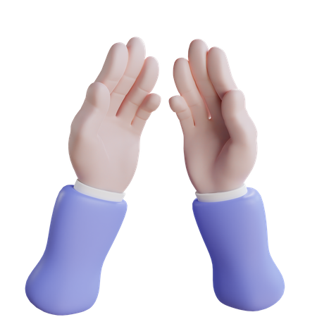 Praying Hands gesture  3D Icon