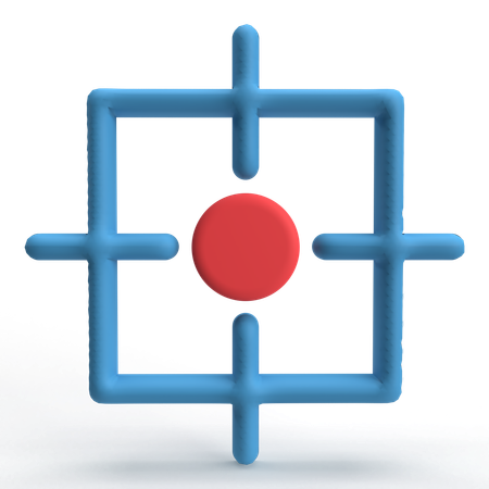 Präzision  3D Icon