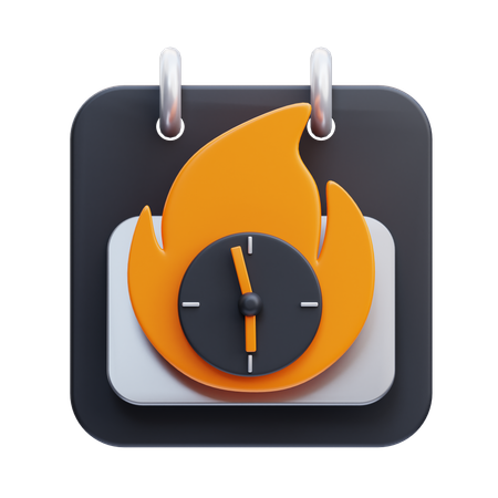 Prazo final  3D Icon