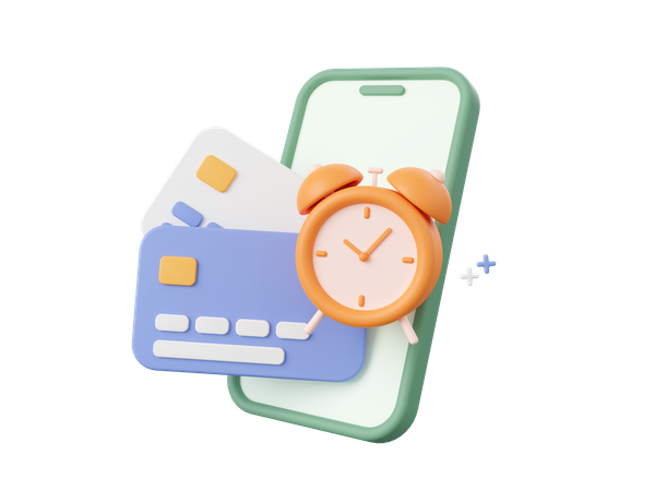 Prazo de pagamento  3D Icon
