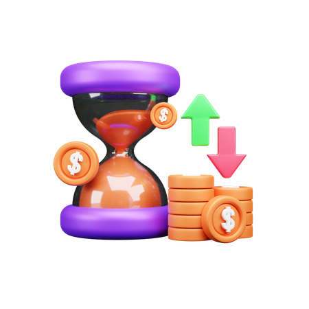 Prazo de financiamento  3D Icon