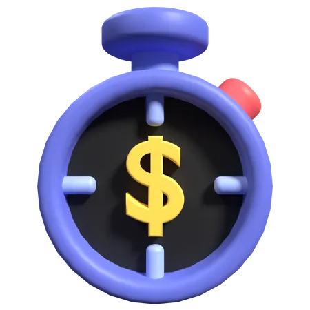 Prazo financeiro  3D Icon