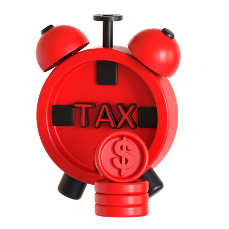 Prazo fiscal  3D Icon