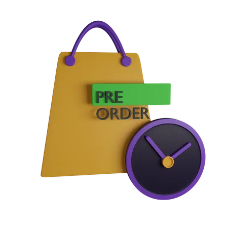 Pre Order  3D Icon
