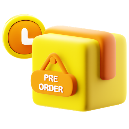 Pre Order  3D Icon