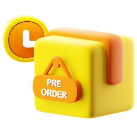 Pre Order  3D Icon