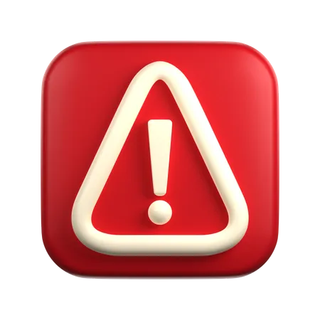 Precaución  3D Icon