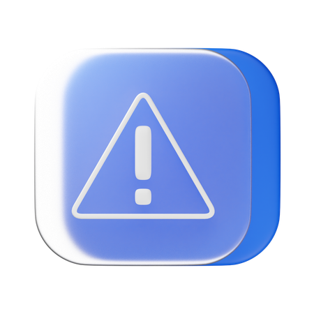 Precaución  3D Icon