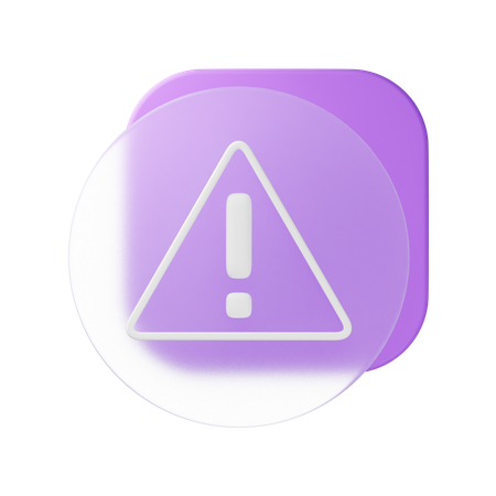 Precaución  3D Icon