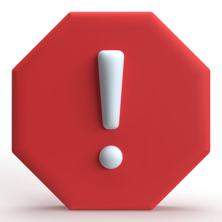 Precaución  3D Icon