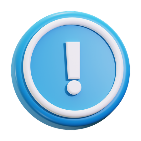 Advertencia de precaución  3D Icon