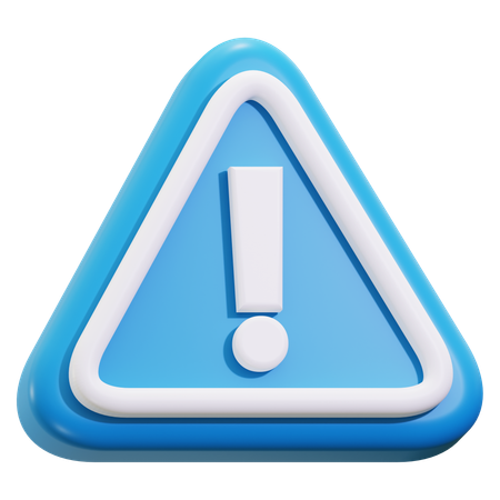 Advertencia de precaución  3D Icon