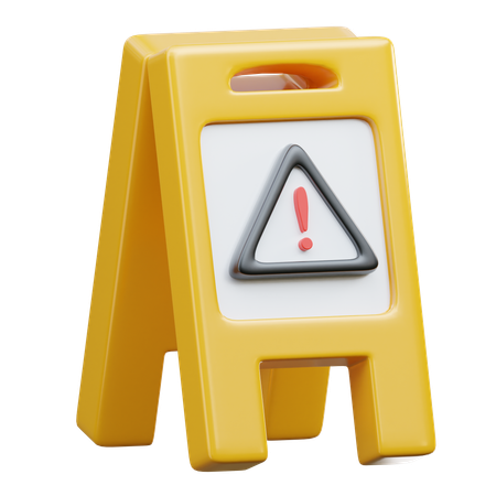 Precaución piso mojado  3D Icon