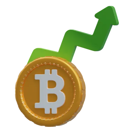 Precio de bitcoin  3D Icon