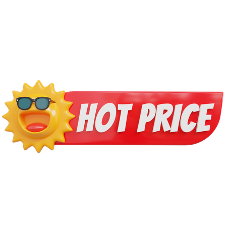 Precio caliente 2  3D Icon