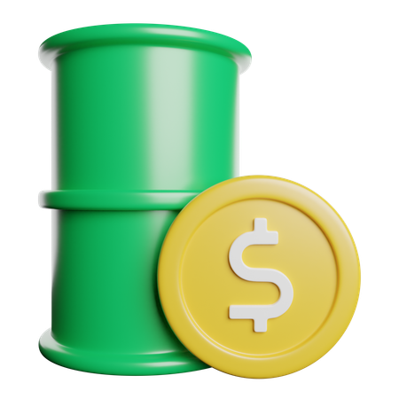 Precio del petróleo  3D Icon