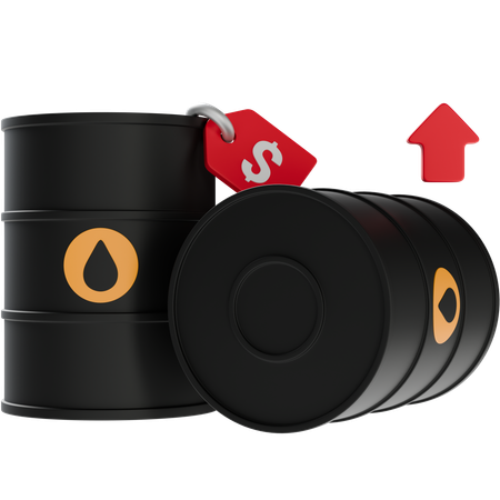 El precio del petróleo sube  3D Icon