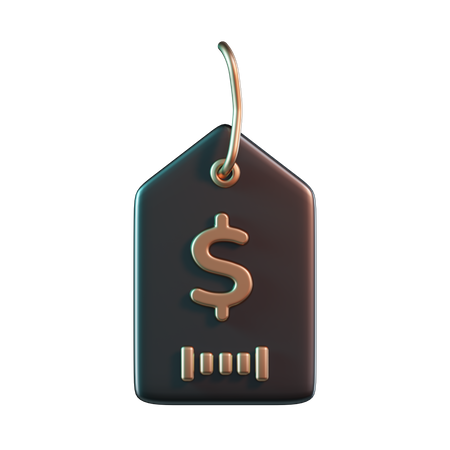 Etiqueta de precio  3D Icon