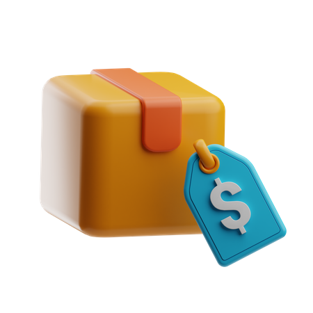 Precio del producto  3D Icon