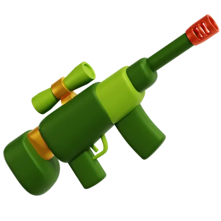 Precision Military Sniper Rifle  3D Icon