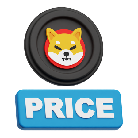 Preço do shiba inu  3D Icon