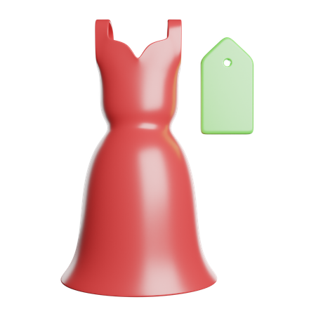 Preço do vestido  3D Icon
