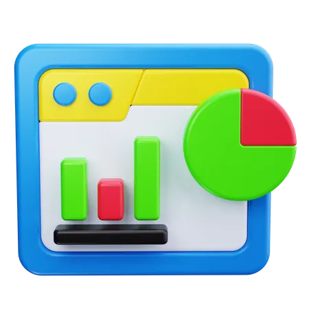 予測分析  3D Icon