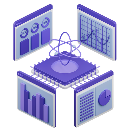 Predictive Chart  3D Icon