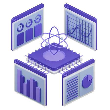 Predictive Chart  3D Icon