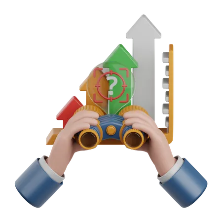 Predictive Chart  3D Icon